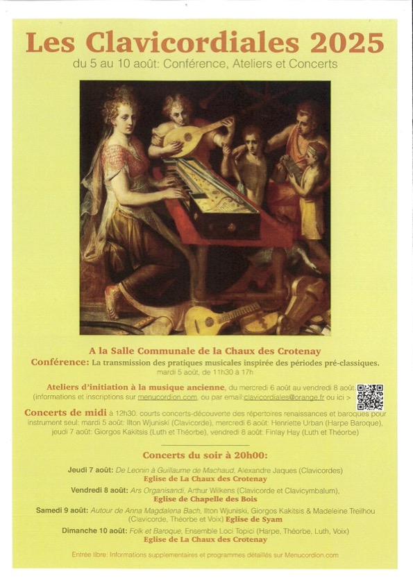 CLAVICORDIALES CHAPELLE